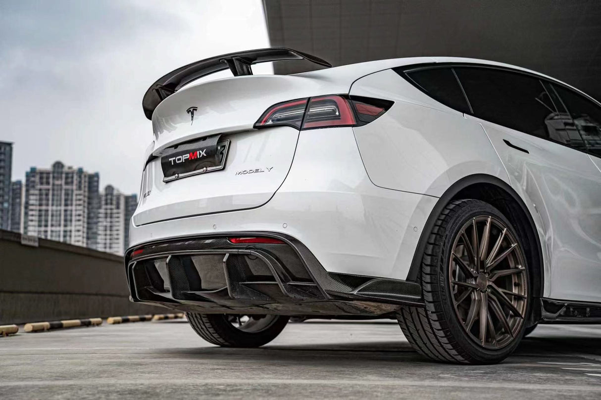 TESERY Carbon Fiber Rear Diffuser Ver.2 for Tesla Model Y