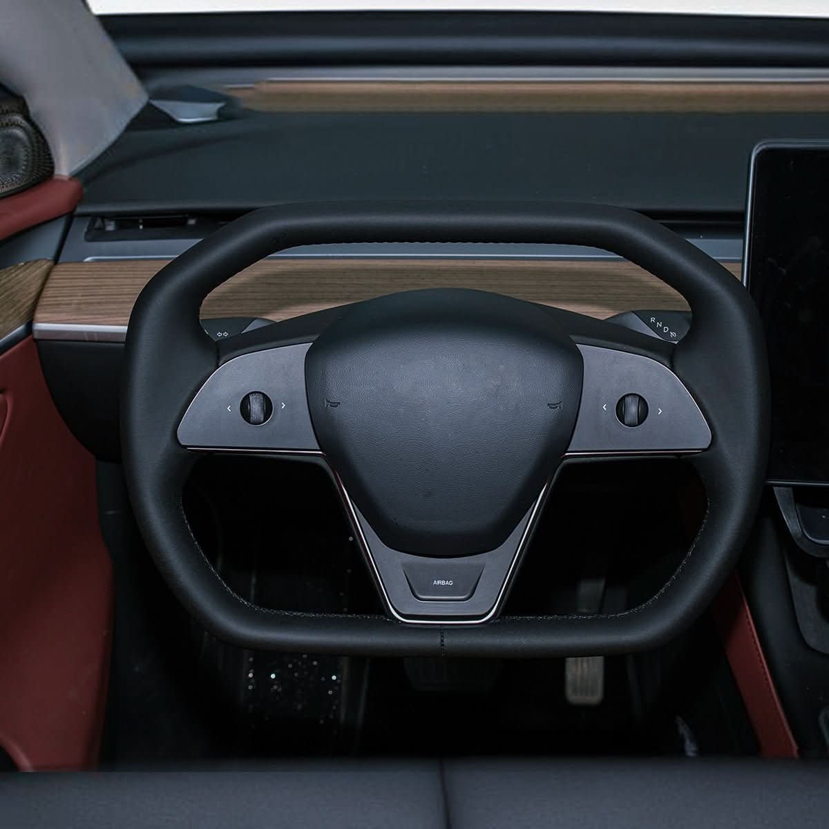 TESERY Cyber Steering Wheel for Tesla Model 3 / Y【Cybertruck Style】