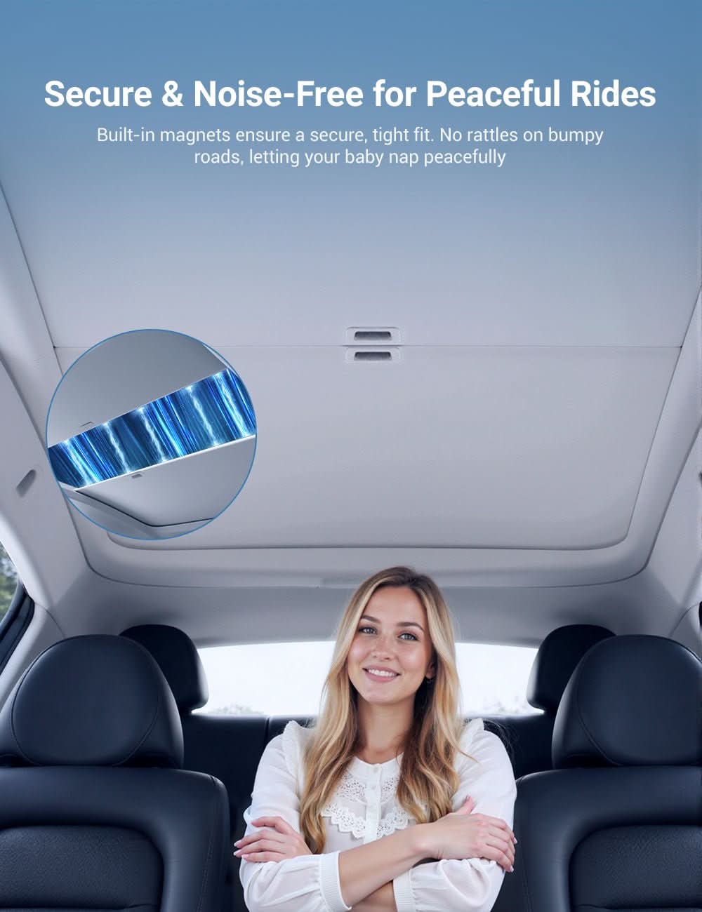 TESERY Retractable Sun Shade for Model Y Juniper