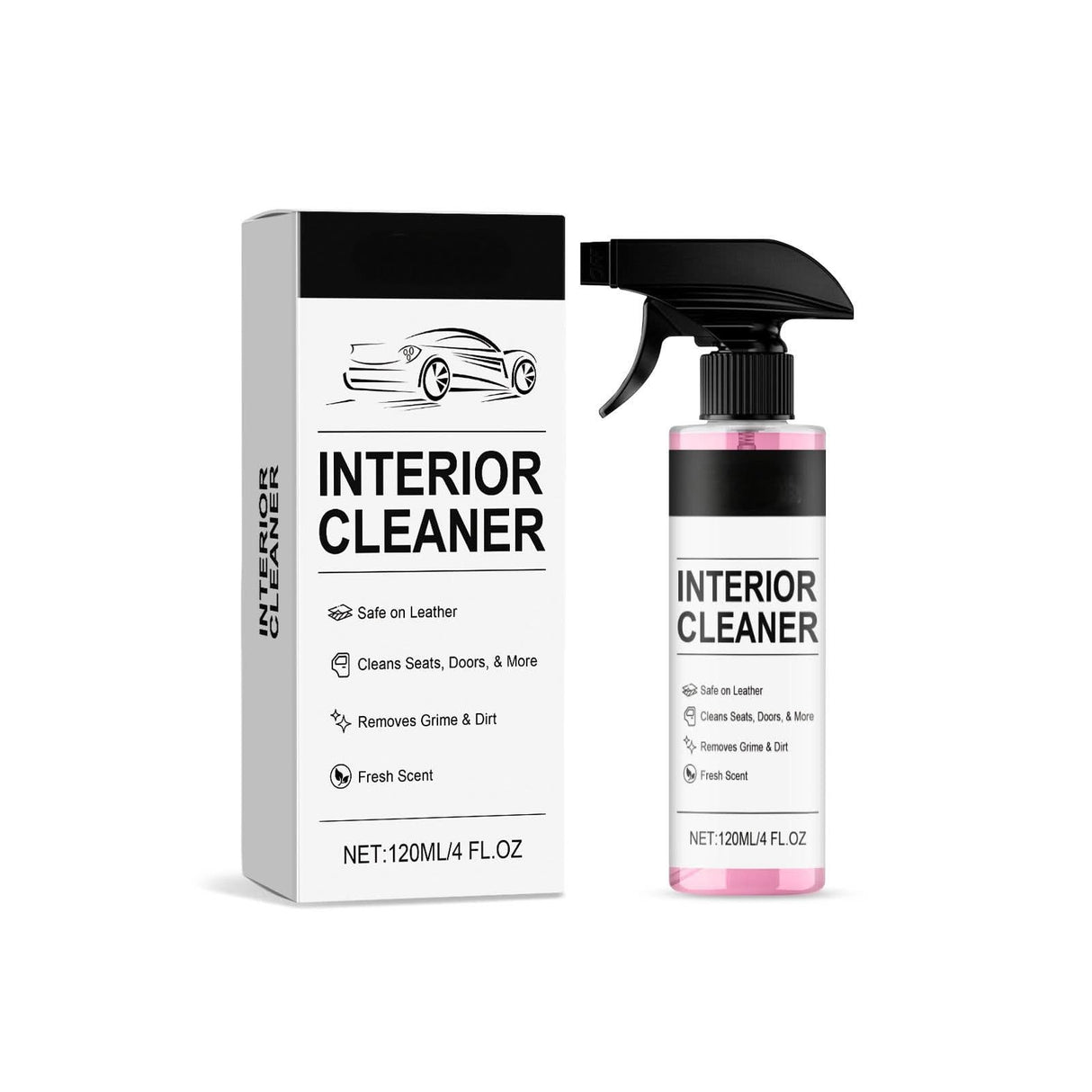 Tesla Interior Cleaner & Stain Remover for Vegan Leather | Safe on Model 3, Y, S, X Seats, Dash & Console