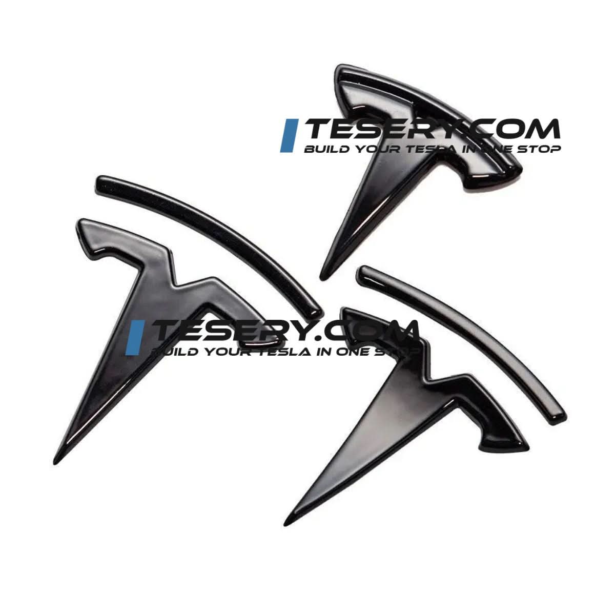 Tesla Logo "T" Emblem for Model 3 / Y (Set of 3)