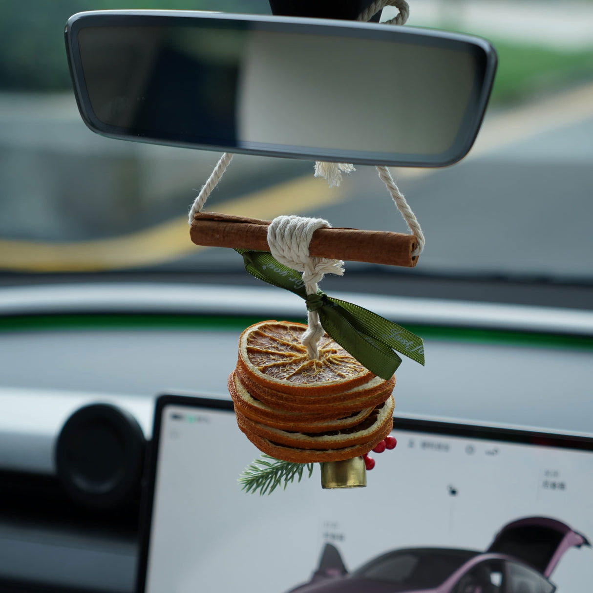 Car Orange Scent Christmas Ornament 丨Universal Hanging Design