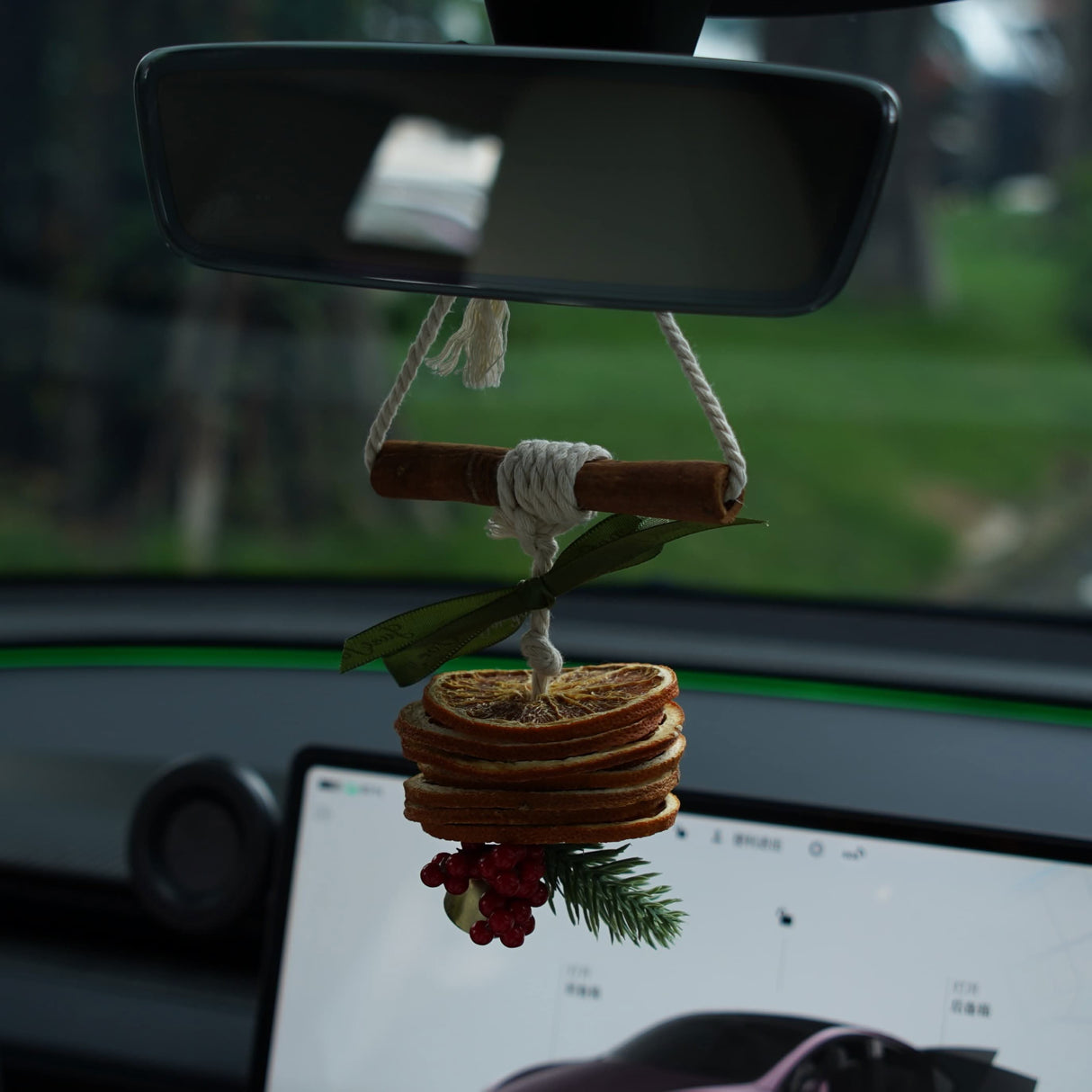 Car Orange Scent Christmas Ornament 丨Universal Hanging Design
