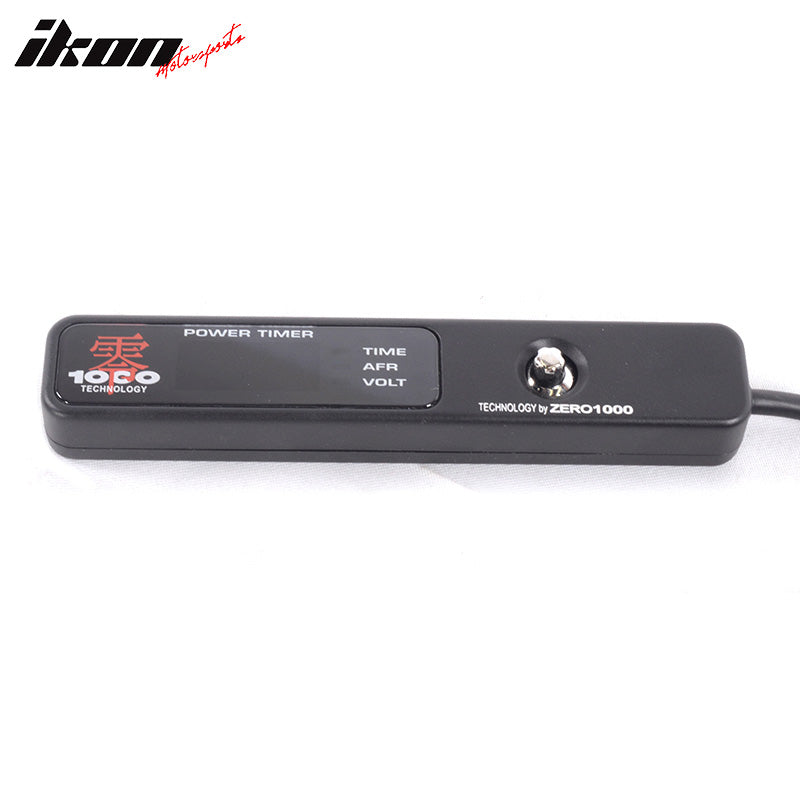 Universal Black Top Fuel Zero 1000 NA $ Turbo Timer With Red Display