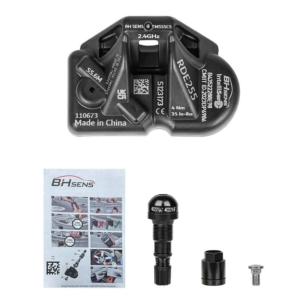 TESERY BLE Bluetooth Tire Pressure Monitoring Sensor(TPMS) for Model 3/Y/S/X