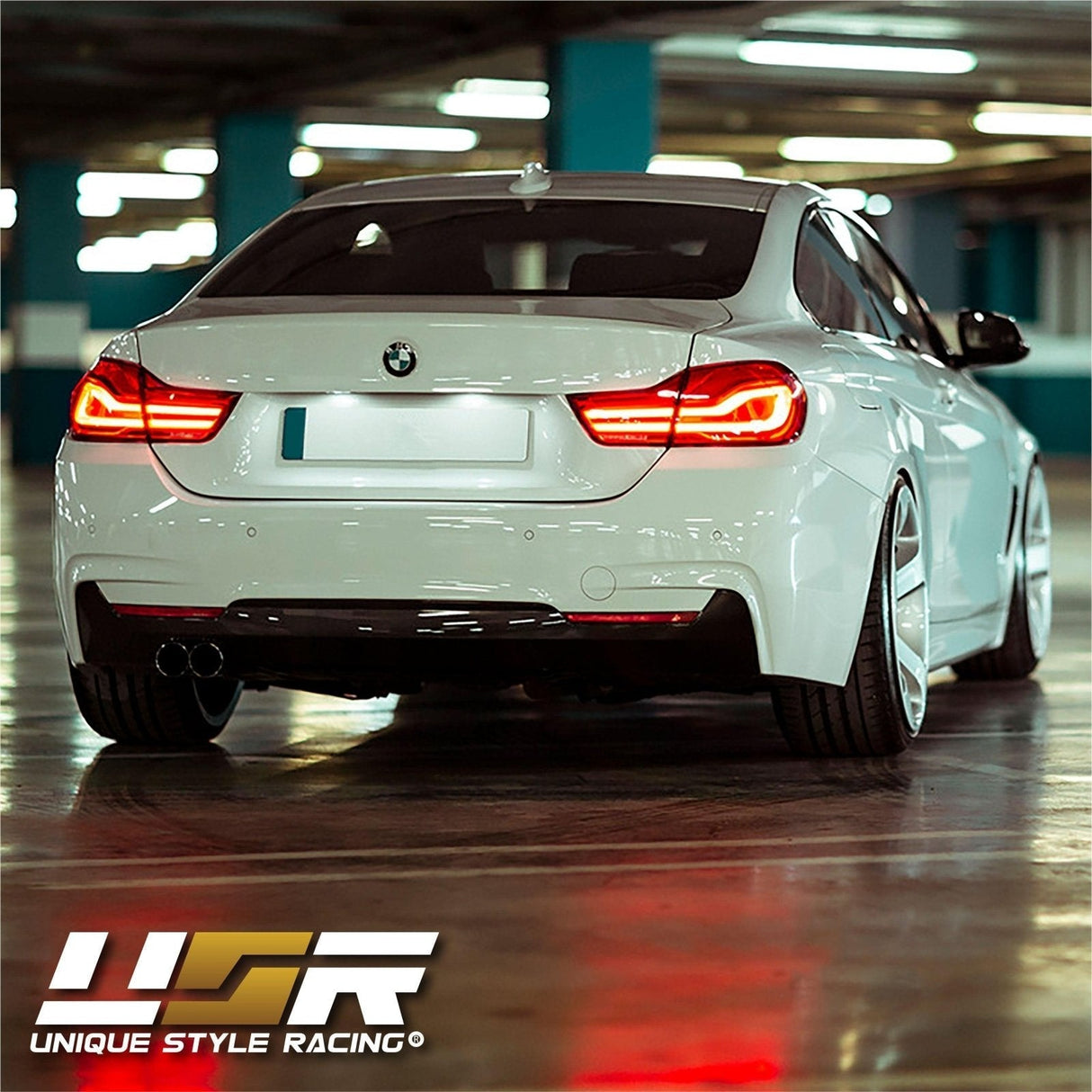 2014-2017 BMW 4 Series OE Style LED Light Bar Red Lens 4pcs Tail Light