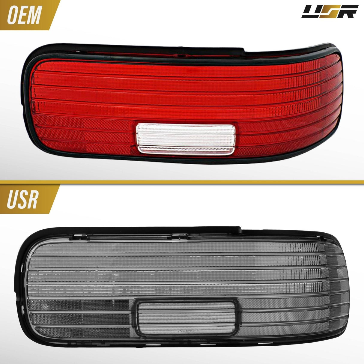 1991-1996 Chevrolet Impala / Caprice Smoke Tail Light Cover Frame