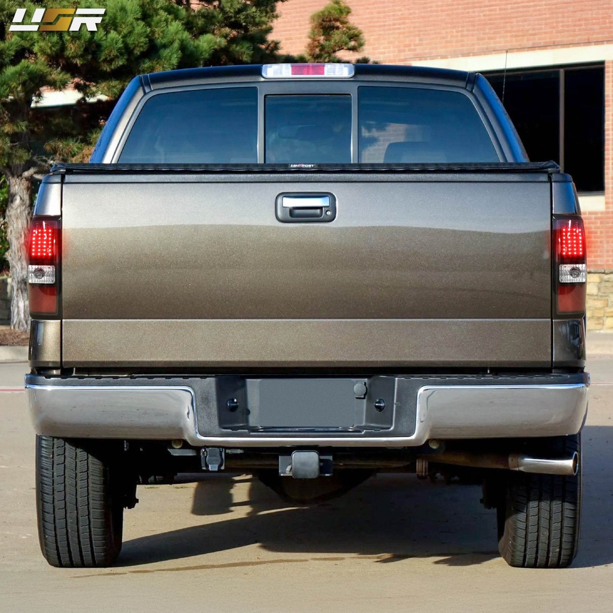 2004-2008 Ford F150 DM Style LED Black Tail Lights Set
