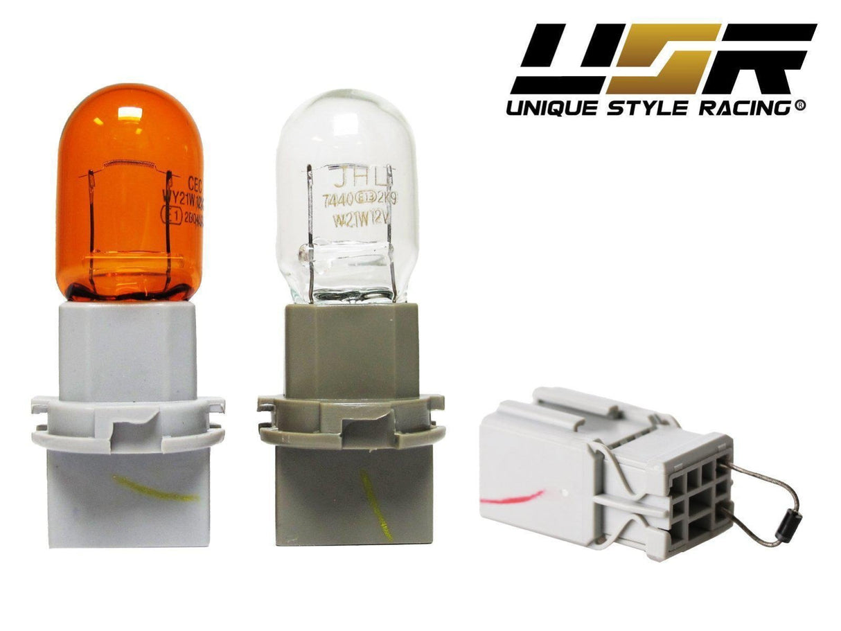 2001-2002 Honda Accord 4d Depo Red/Clear Led Tail Lights