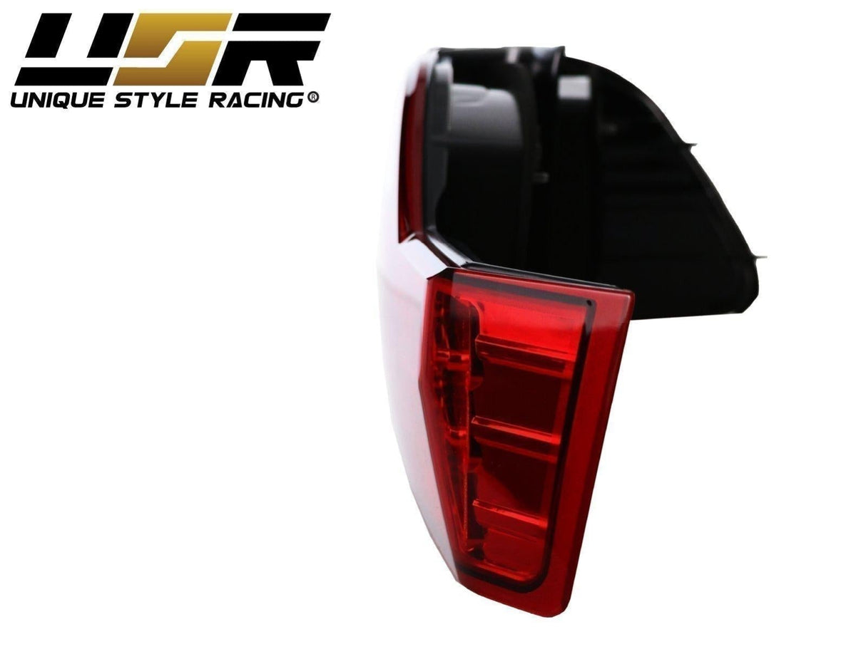1998-2000 Honda Accord 4dr Red/Clear LED Tail Lights
