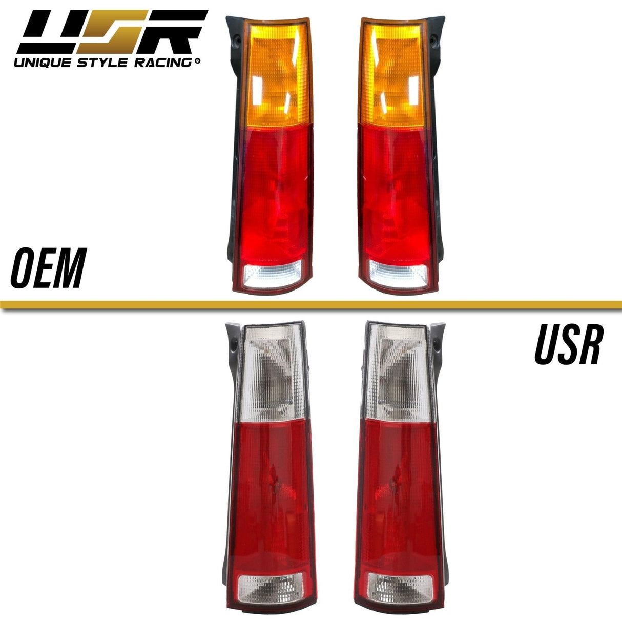 1997-2001 Honda CRV Red/Smoke Tail Light