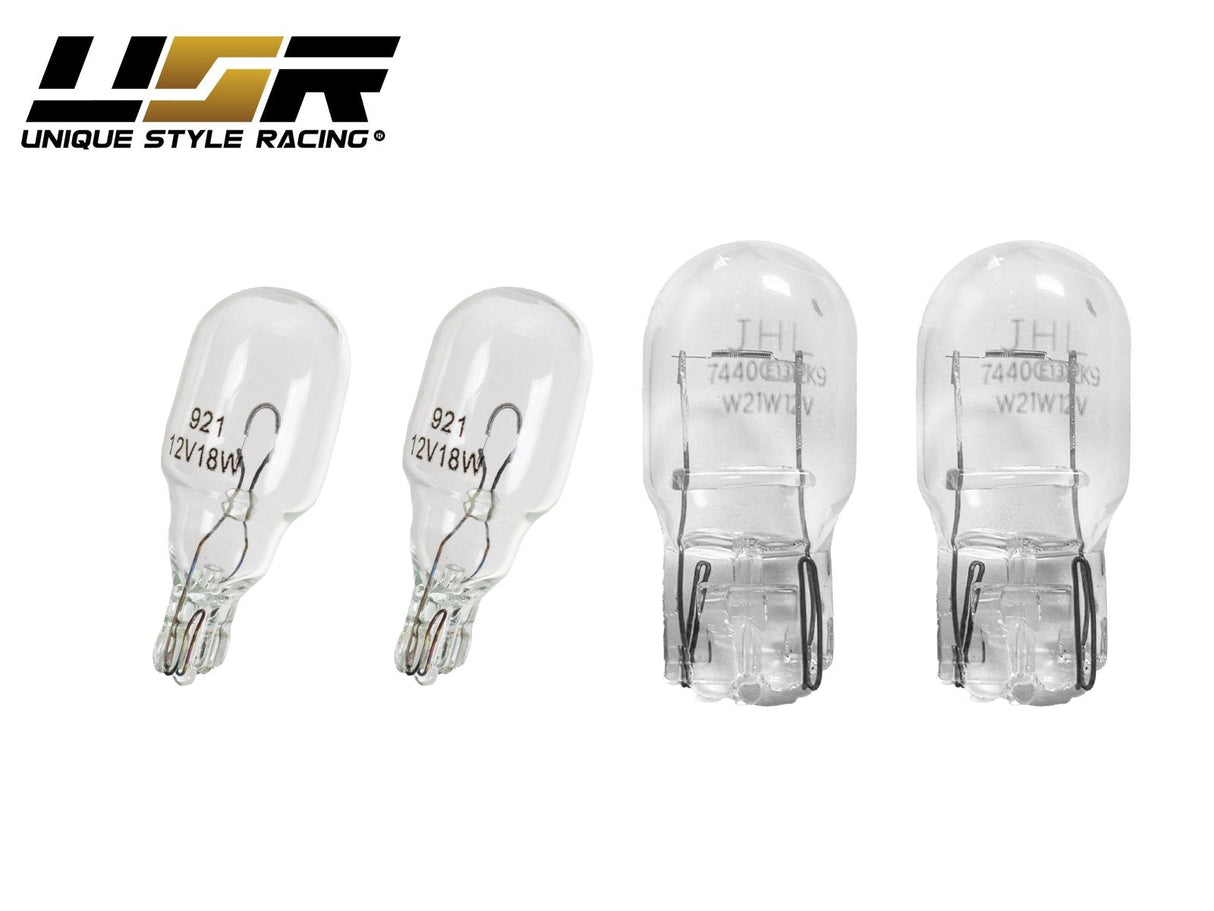 2008-2013 Infiniti G37 Maxzone Style Black Housing Clear Lens Tail Lights