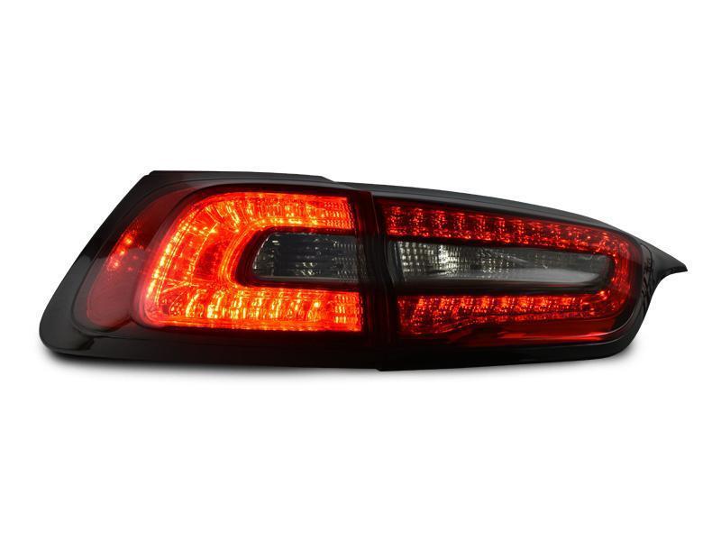 2014-2017 Jeep Cherokee Red/Smoke 4pcs LED Tail Lights