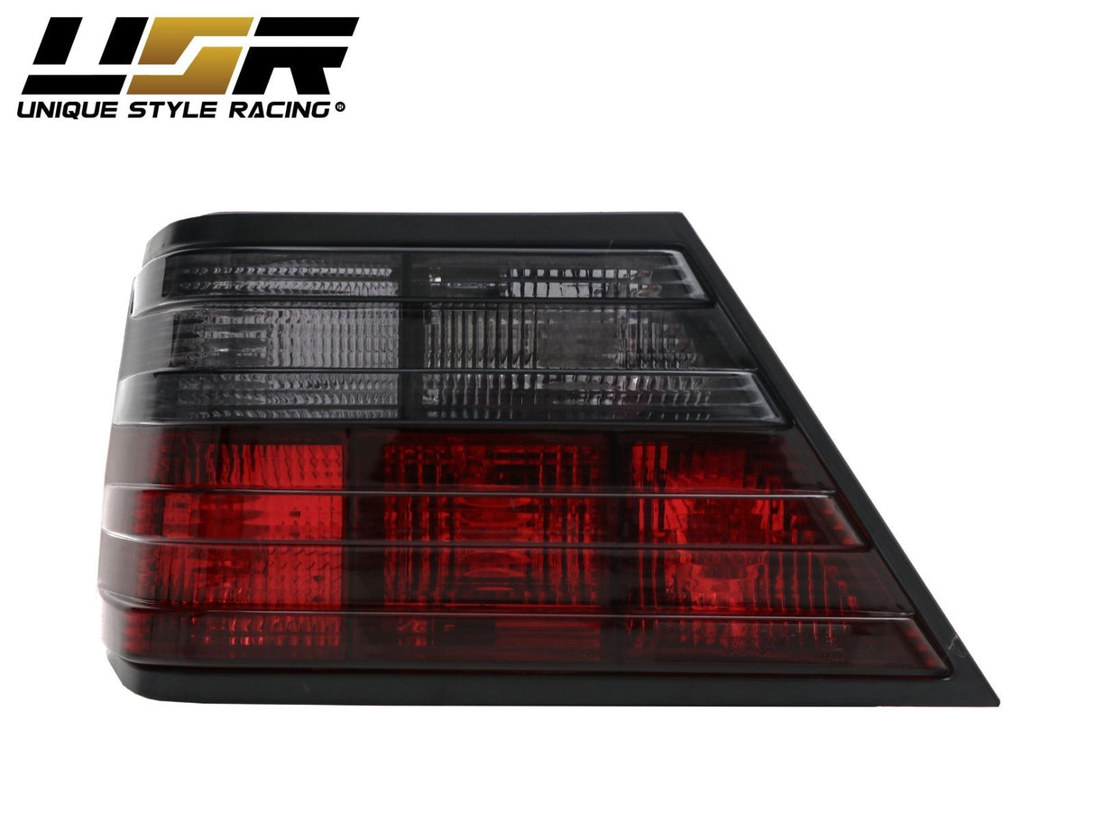 1986-1995 Mercedes W124 Red/Smoke Tail Lights