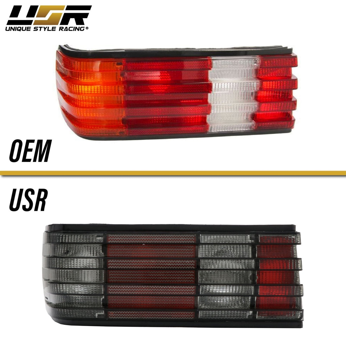 1981-1991 Mercedes W126 S-Class Smoke Tail Lights