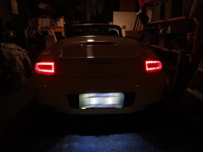 1999-2004 Porsche 911 Red/Clear LED Tail Lights