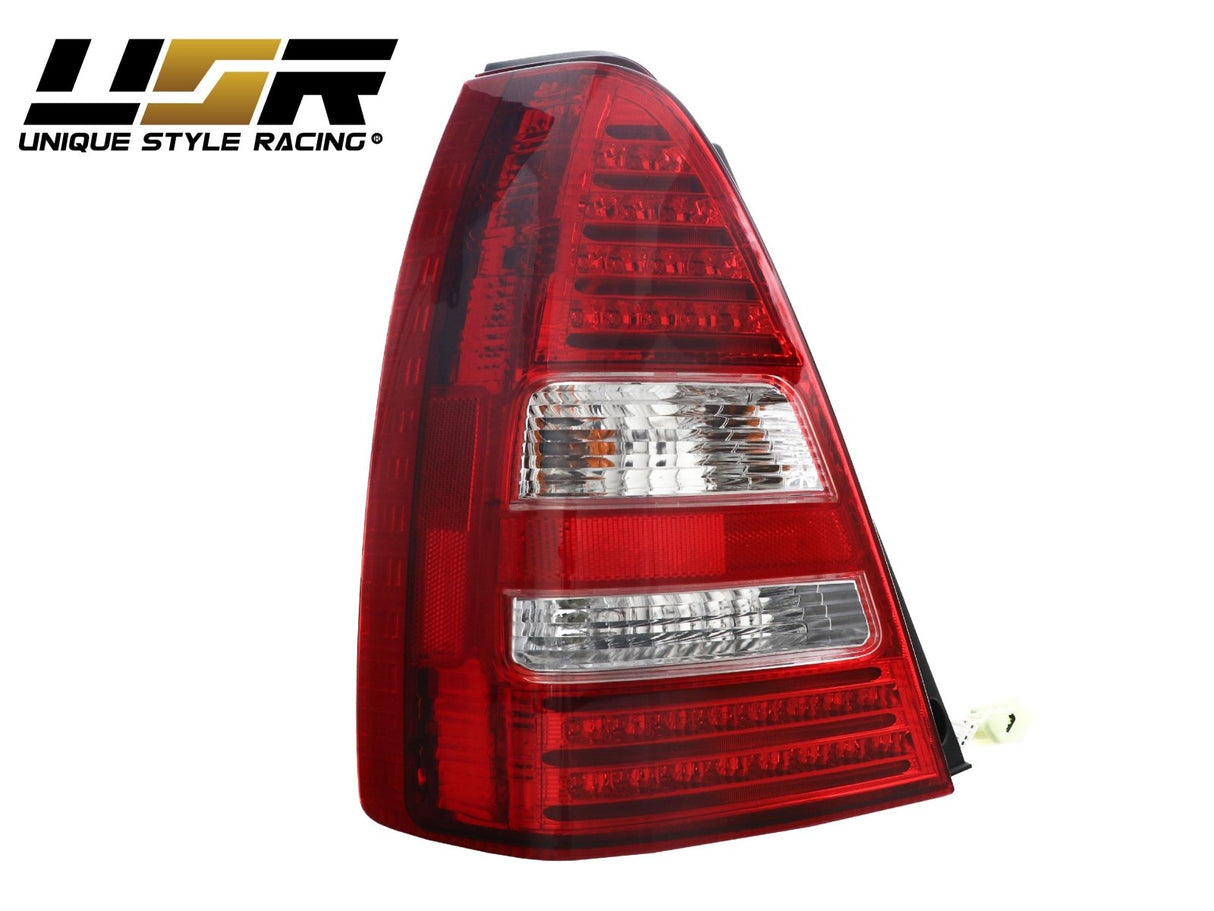 2003-2008 Subaru Forester Red/Clear LED Tail Light