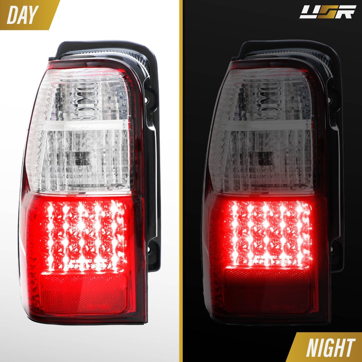 1996-2002 Toyota 4Runner Black Smoke LED Tail Lights