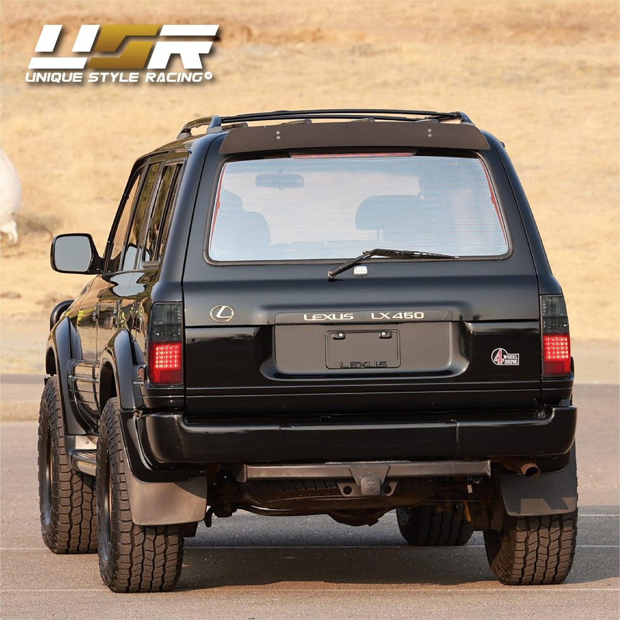1991-1997 Toyota Land Cruiser Red Smoke LED Tail Lights