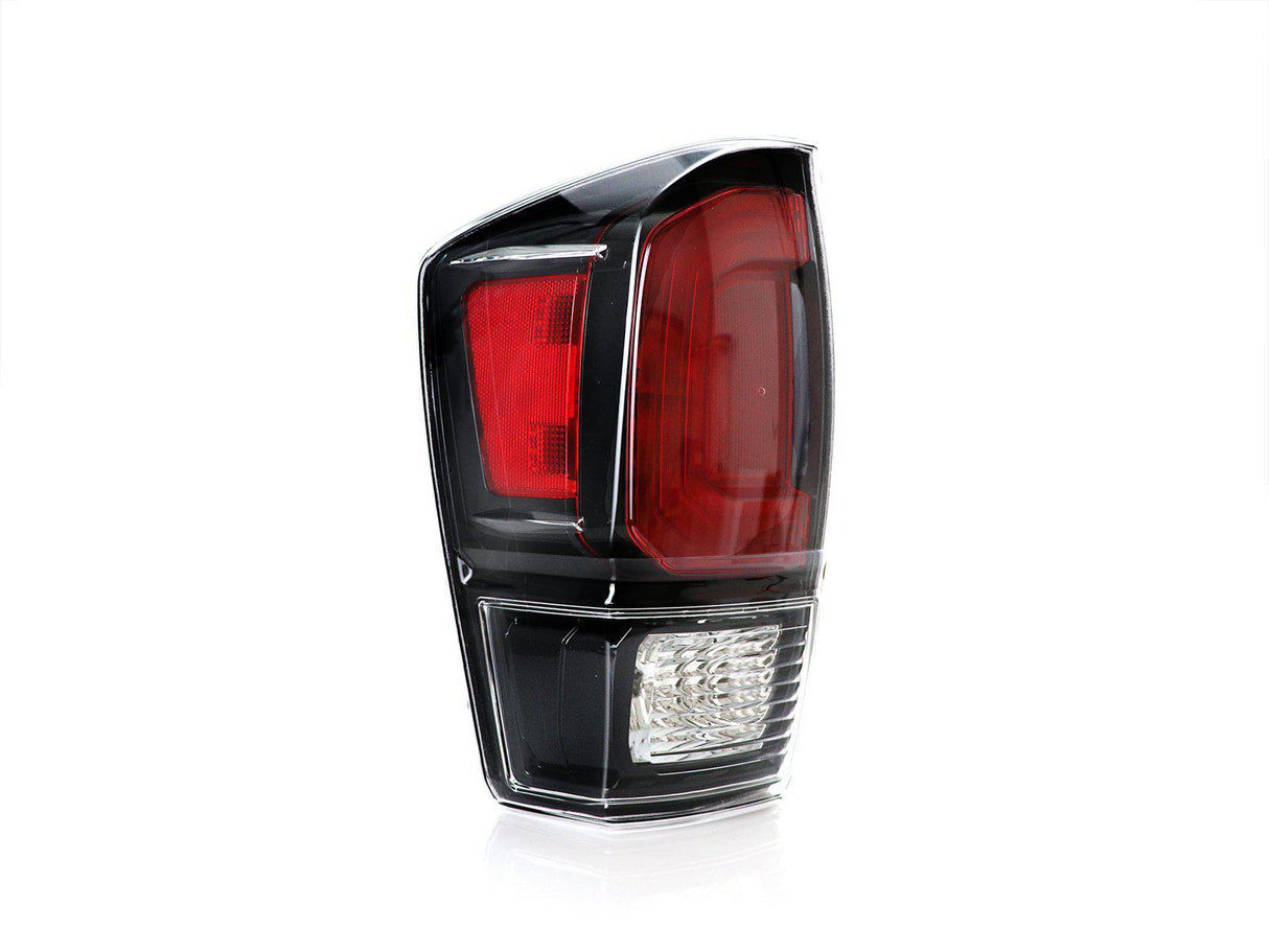 2016-2022 Toyota Tacoma TRD Pro Style Black/Clear Tail Lights Set