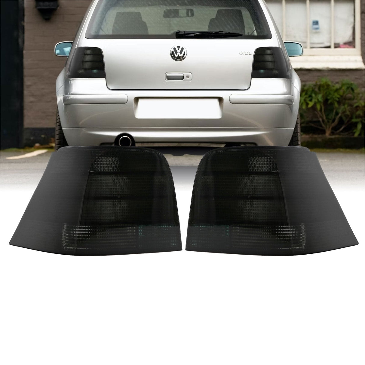 1999-2004 Volkswagen Golf GTI Mk4 Euro OE Look All Smoke Tail Lights