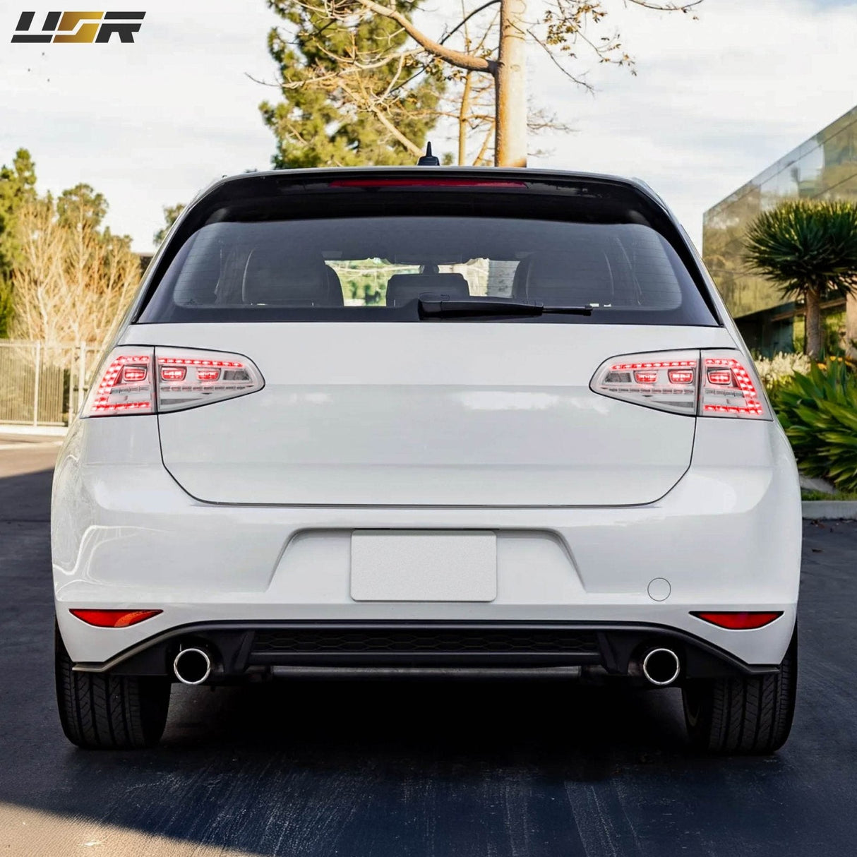 2015-2017 Volkswagen Golf Depo Ecode All Clear 4pc Tail Light Set