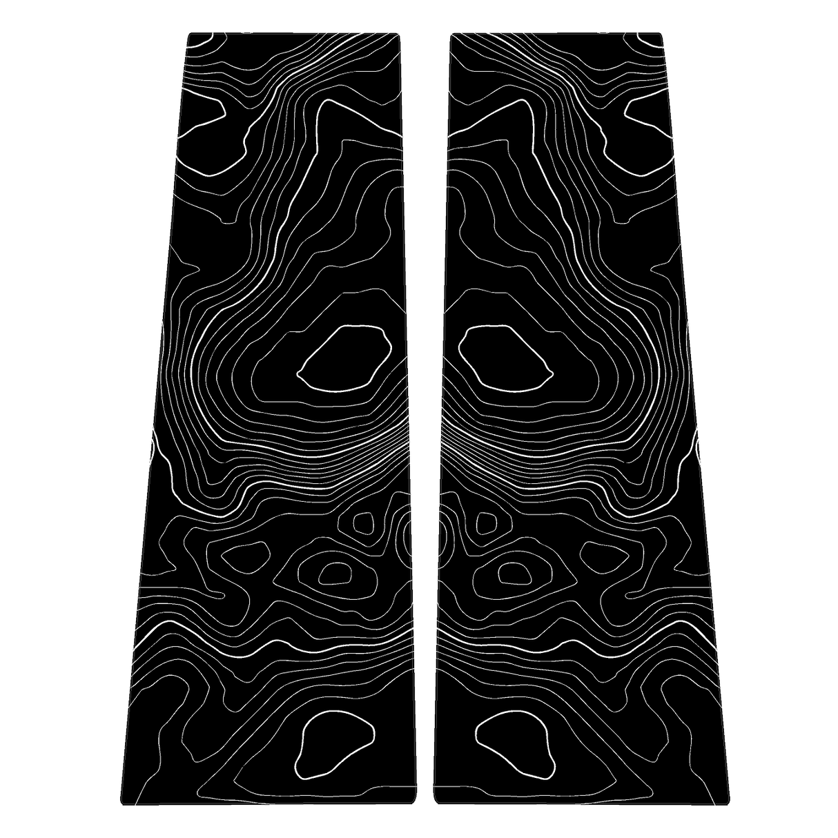 Topographic B Pillar Overlays - 2024+ Ranger