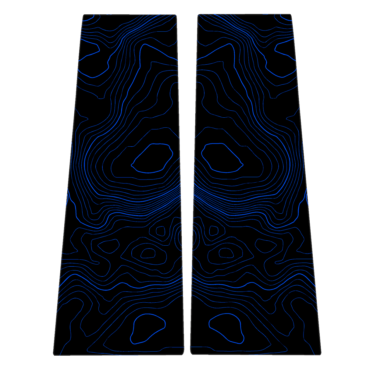 Topographic B Pillar Overlays - 2024+ Ranger