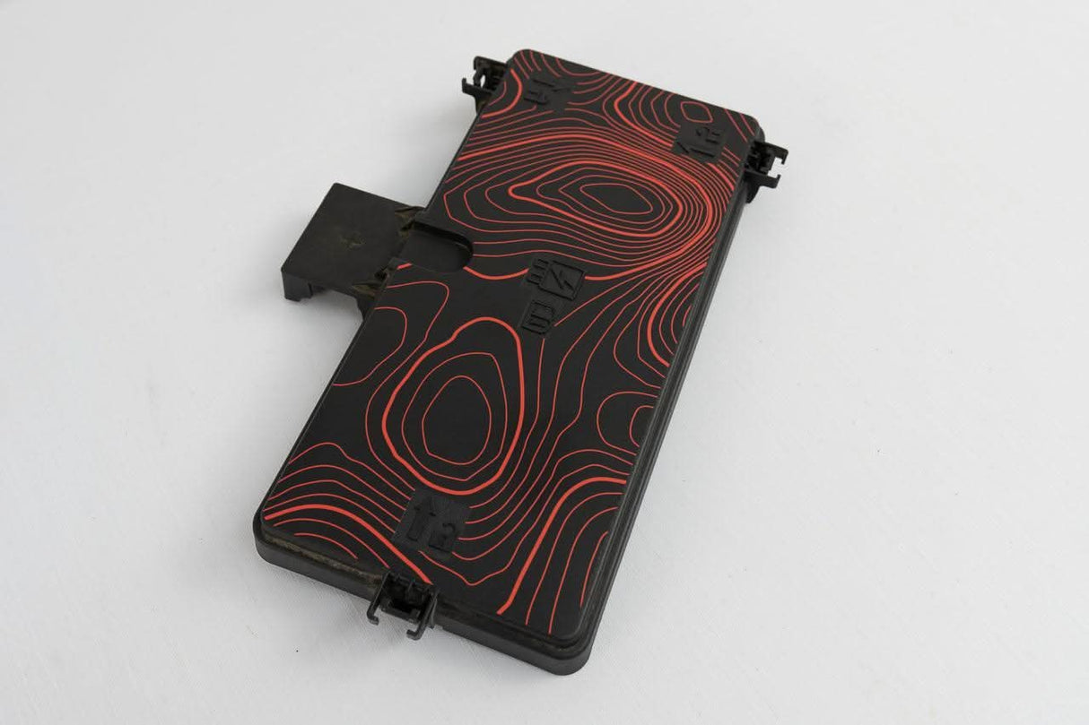 Topo Fuse Box Cover Overlay - 2021+ Bronco / 2024+ Ranger