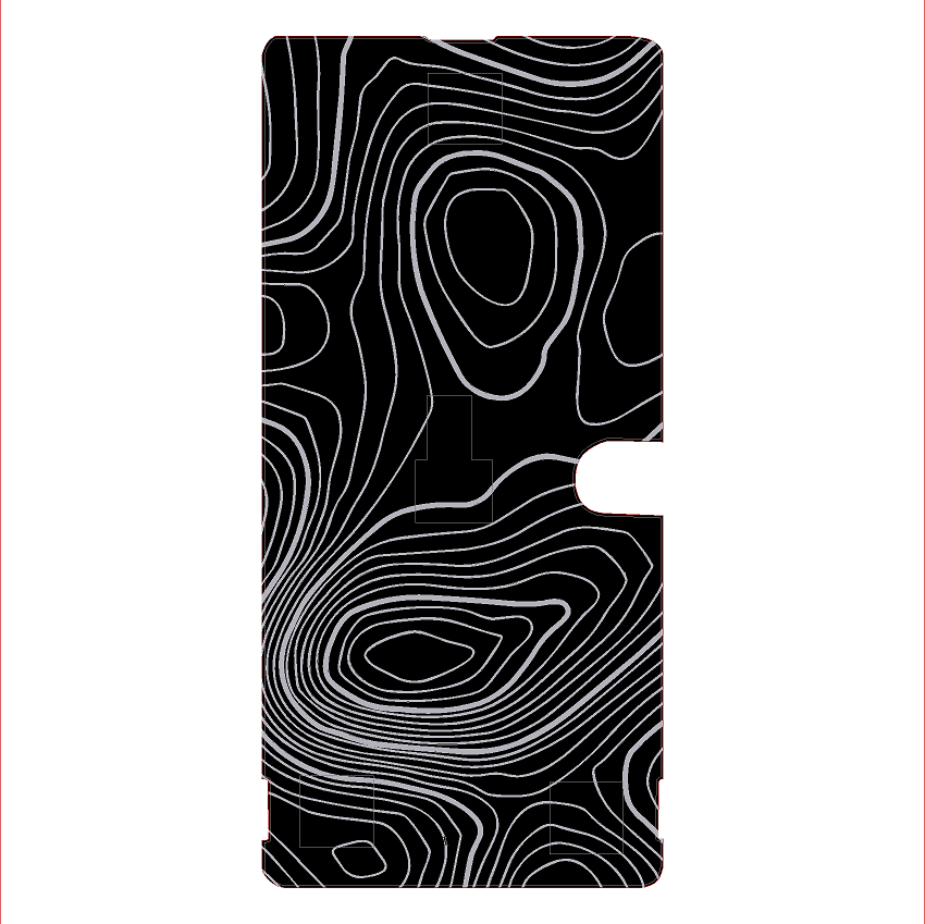 Topo Fuse Box Cover Overlay - 2021+ Bronco / 2024+ Ranger