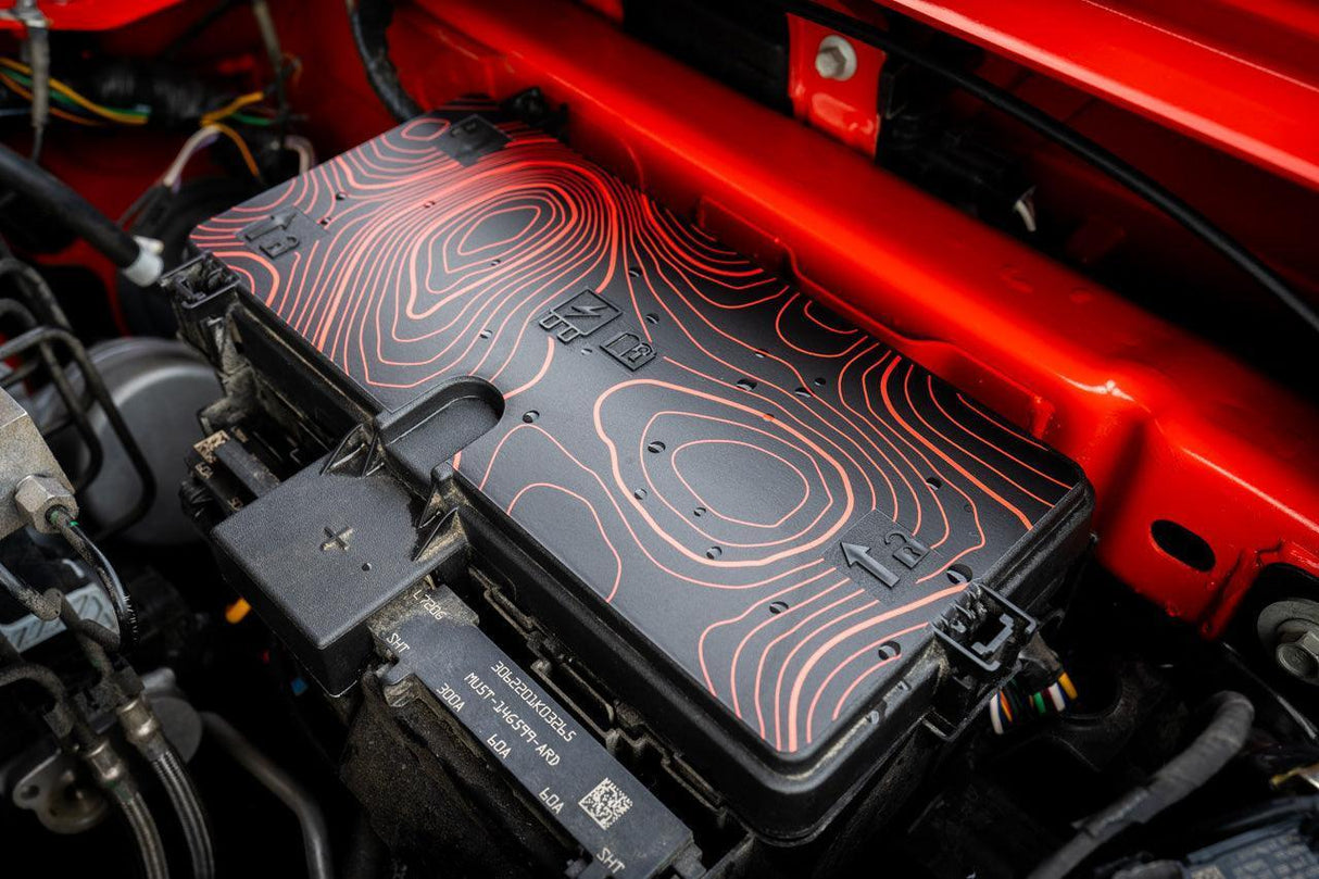 Topographic Map Premium Print Vinyl Rolls (3' or 6') - Matte Finish