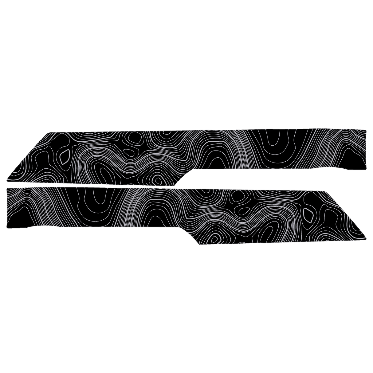 Topo Understeering Panel Overlay (Printed Series) - 2023+ Bronco (Type B)
