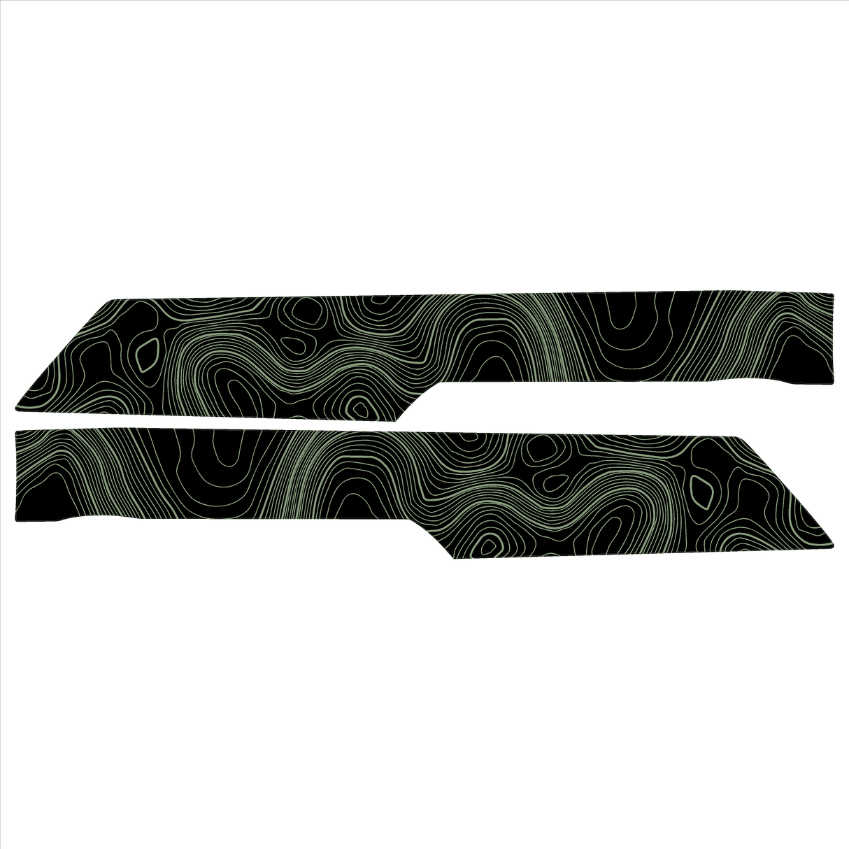 Topo Understeering Panel Overlay (Printed Series) - 2021-2022 Bronco (Type A)