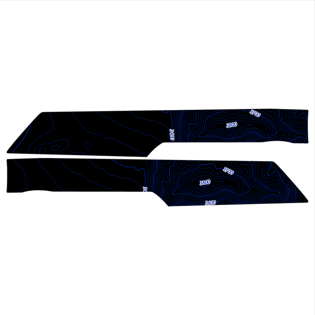 Topo Understeering Panel Overlay (Printed Series) - 2023+ Bronco (Type B)