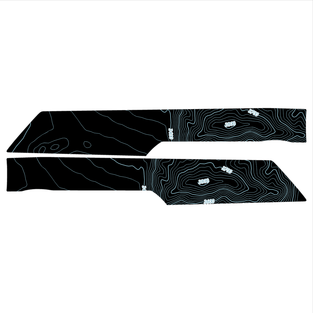 Topo Understeering Panel Overlay (Printed Series) - 2021-2022 Bronco (Type A)