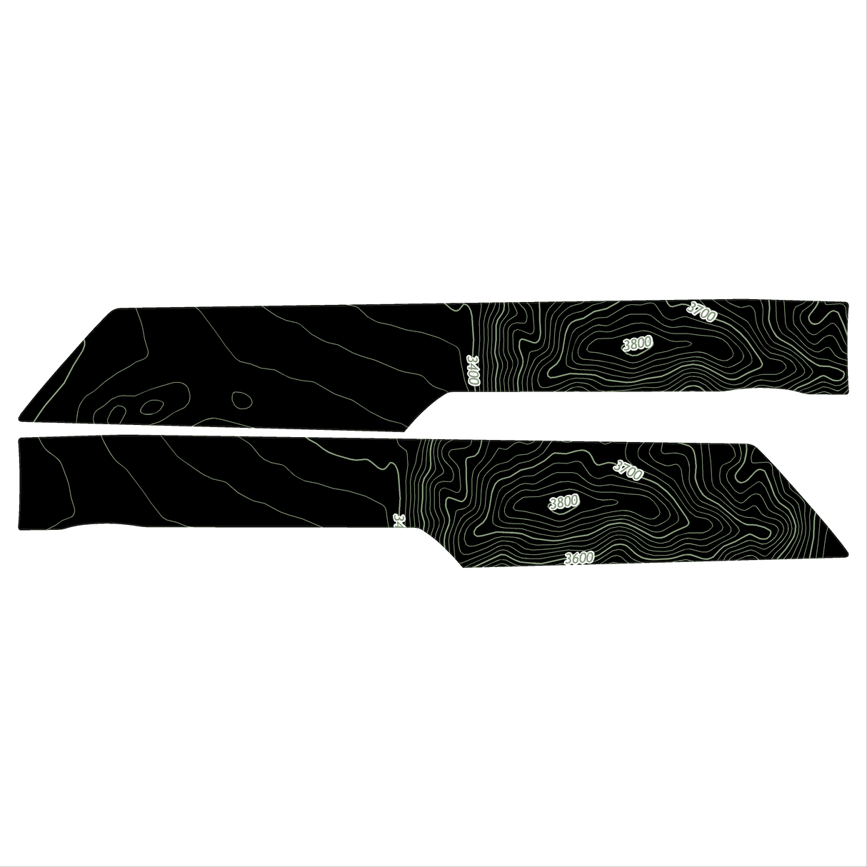 Topo Understeering Panel Overlay (Printed Series) - 2021-2022 Bronco (Type A)