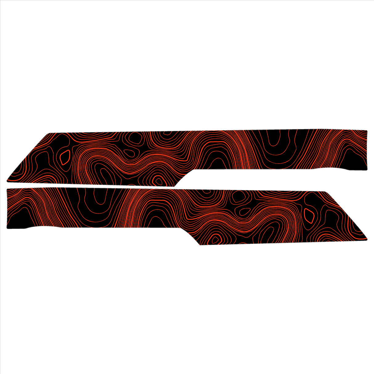 Topo Understeering Panel Overlay (Printed Series) - 2021-2022 Bronco (Type A)