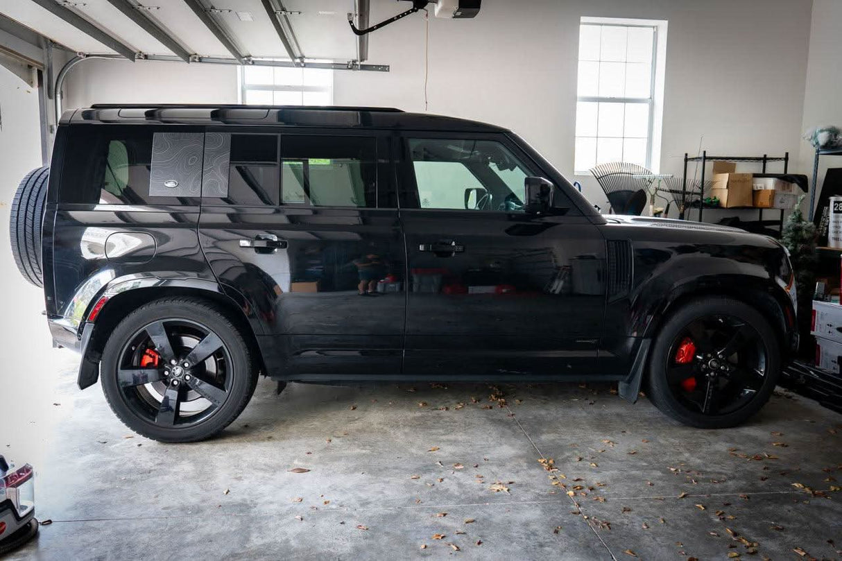 Topo Side Window Panel Overlays - 2020+ Land Rover Defender 110 / 130