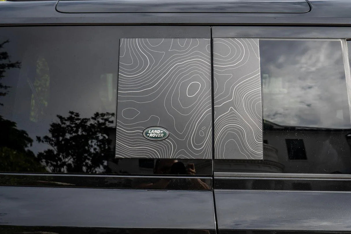 Topo Side Window Panel Overlays - 2020+ Land Rover Defender 110 / 130