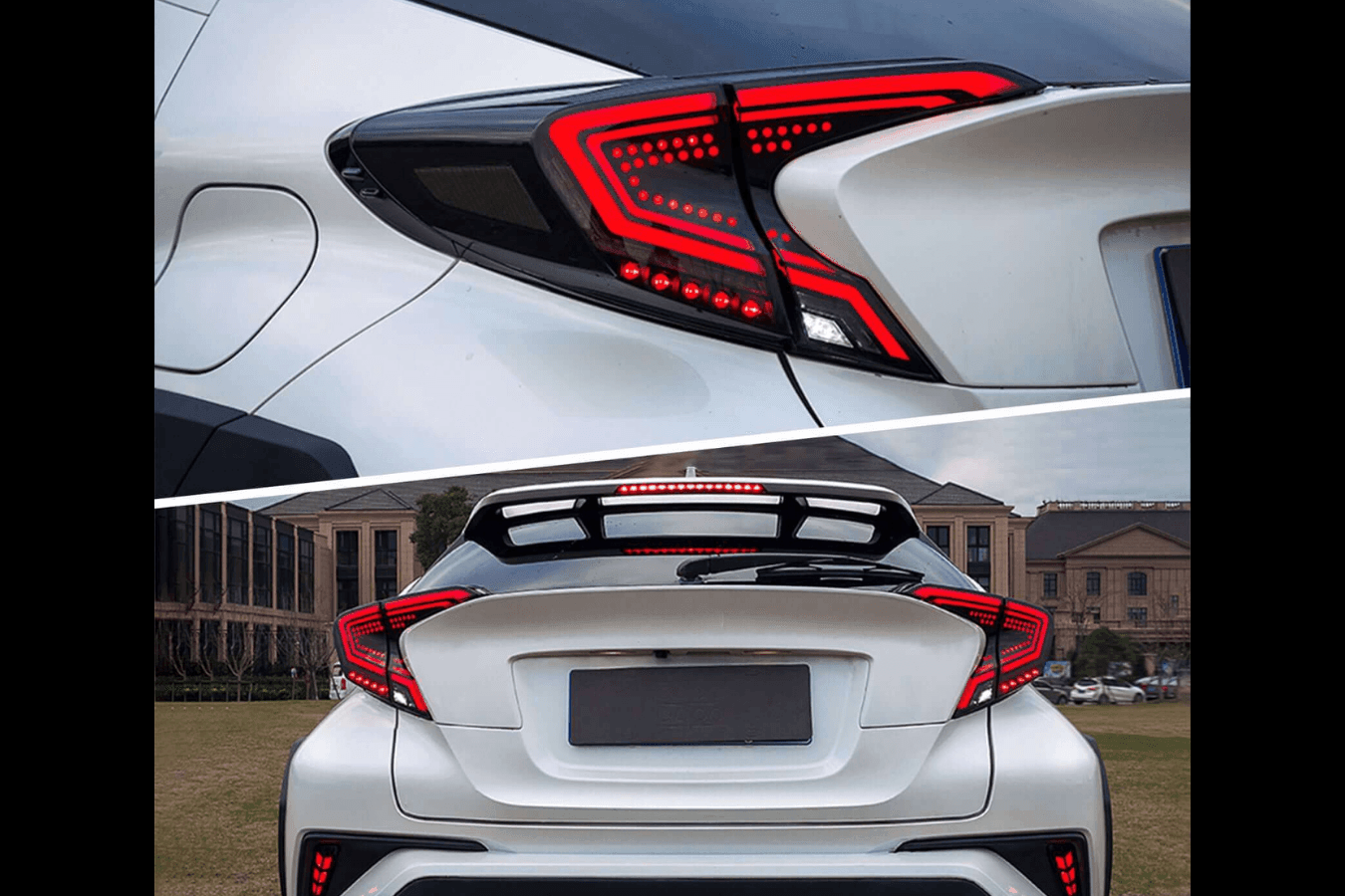 Toyota CHR / C-HR Smoked Full LED Tail Lights (2018-2020) - K2 Industries