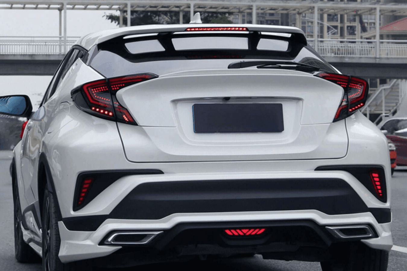 Toyota CHR / C-HR Smoked Full LED Tail Lights (2018-2020) - K2 Industries
