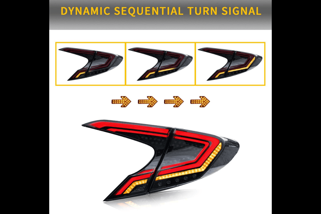 Toyota CHR / C-HR Smoked Full LED Tail Lights (2018-2020) - K2 Industries