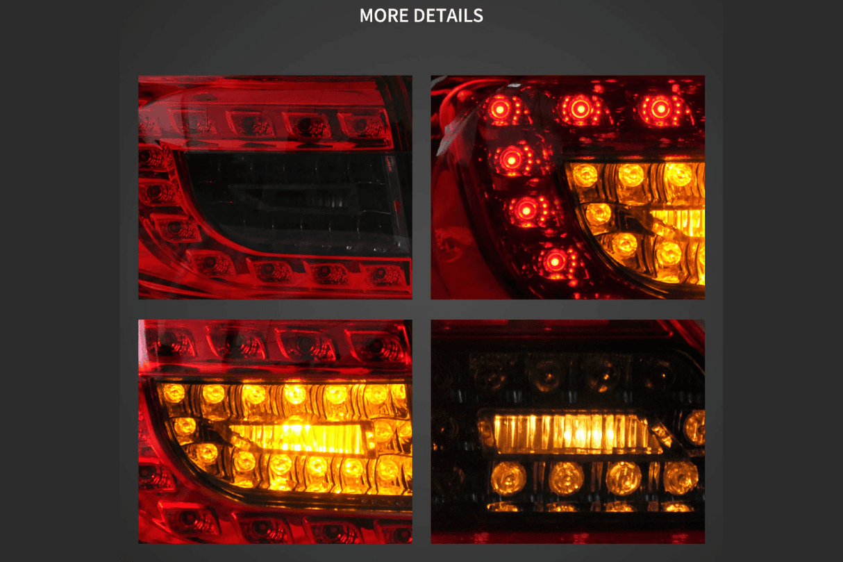 Toyota Corolla 10th Gen (E140 Wide-Body) Facelift LED Tail Lights (2011 - 2013) - K2 Industries