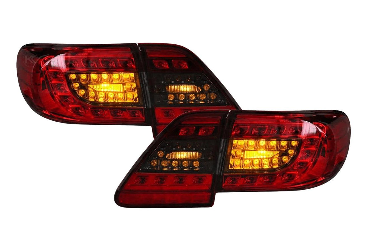 Toyota Corolla 10th Gen (E140 Wide-Body) Facelift LED Tail Lights (2011 - 2013) - K2 Industries
