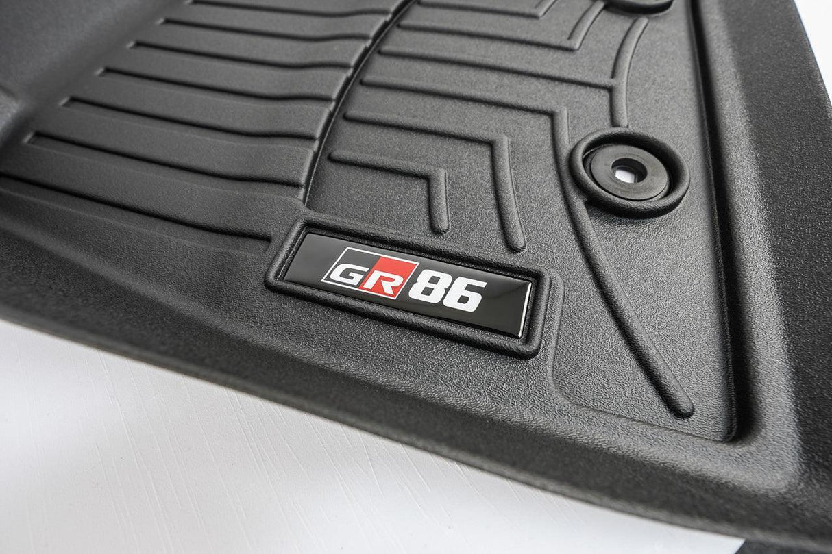 Toyota "GR86" Emblems for Weathertech Floor Mats (Single)