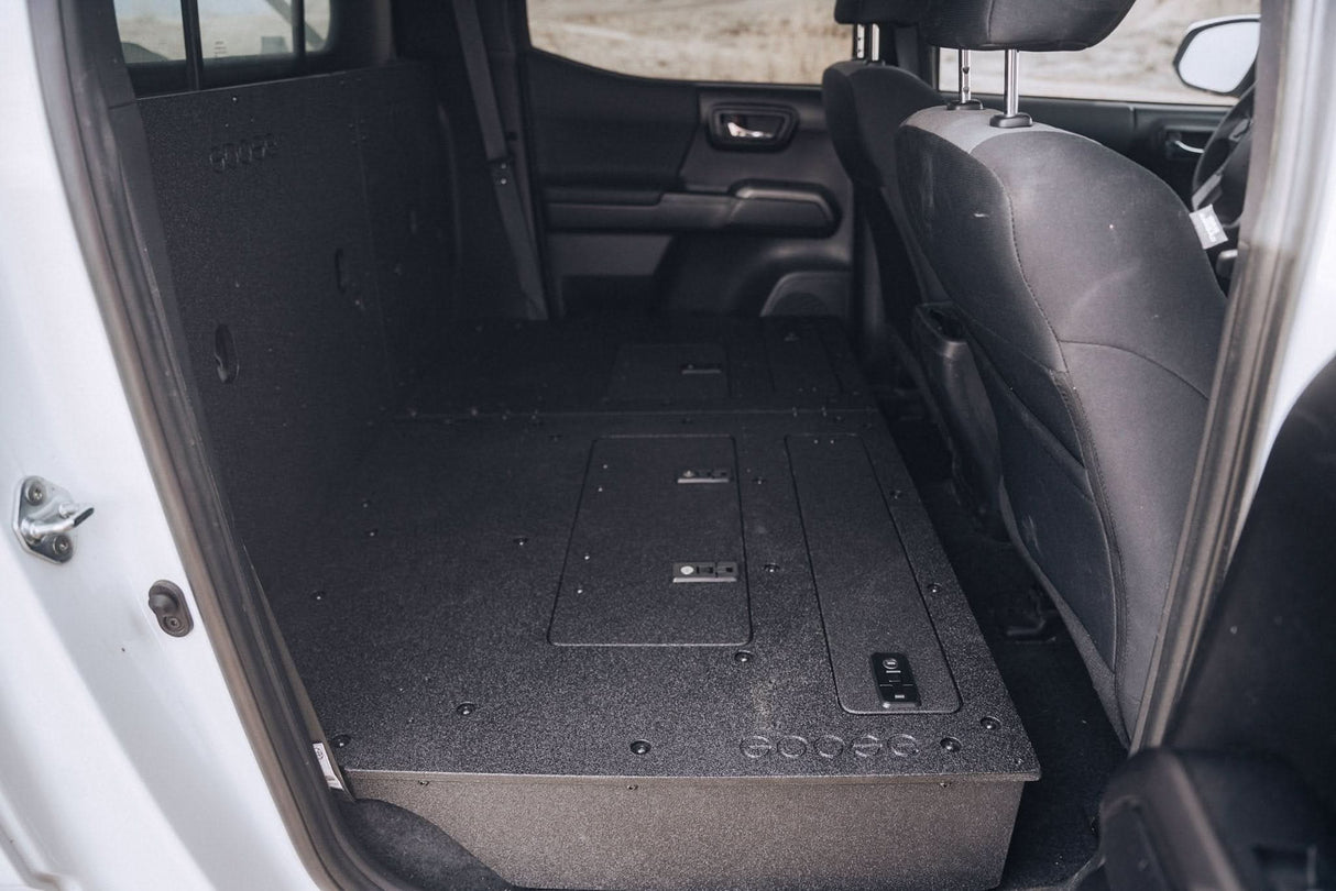 Toyota Tacoma 2005-2023 2nd and 3rd Gen Double Cab Version 2 - Second Row Seat Delete Plate System