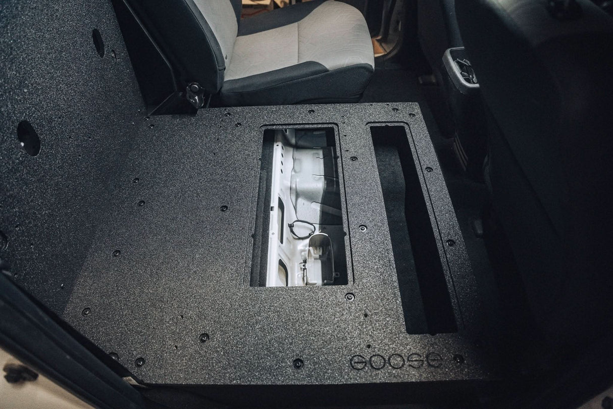 Toyota Tacoma 2005-2023 2nd and 3rd Gen Double Cab Version 2 - Second Row Seat Delete Plate System