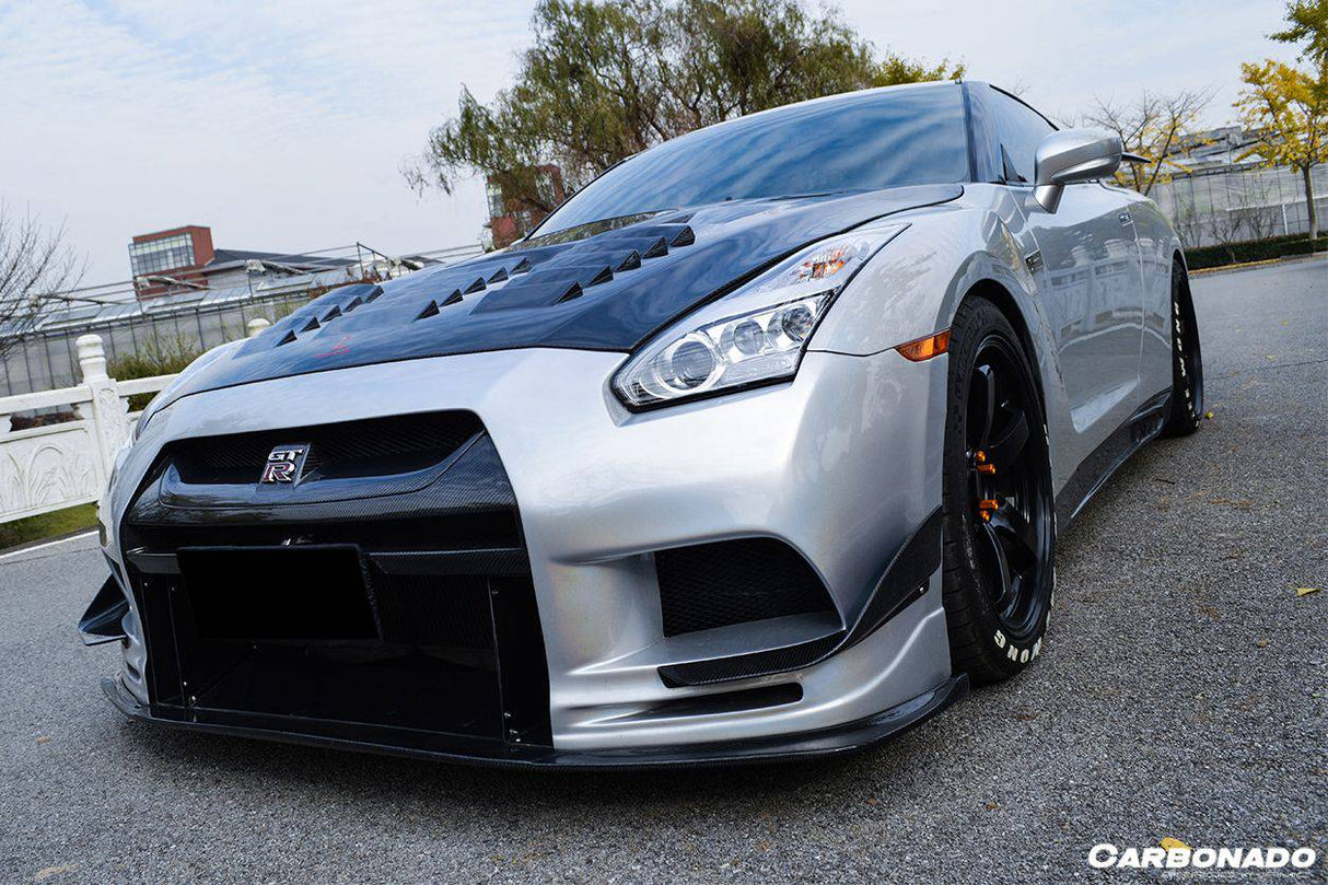 2008-2016 Nissan GTR R35 CBA DBA TPR Style Front Bumper