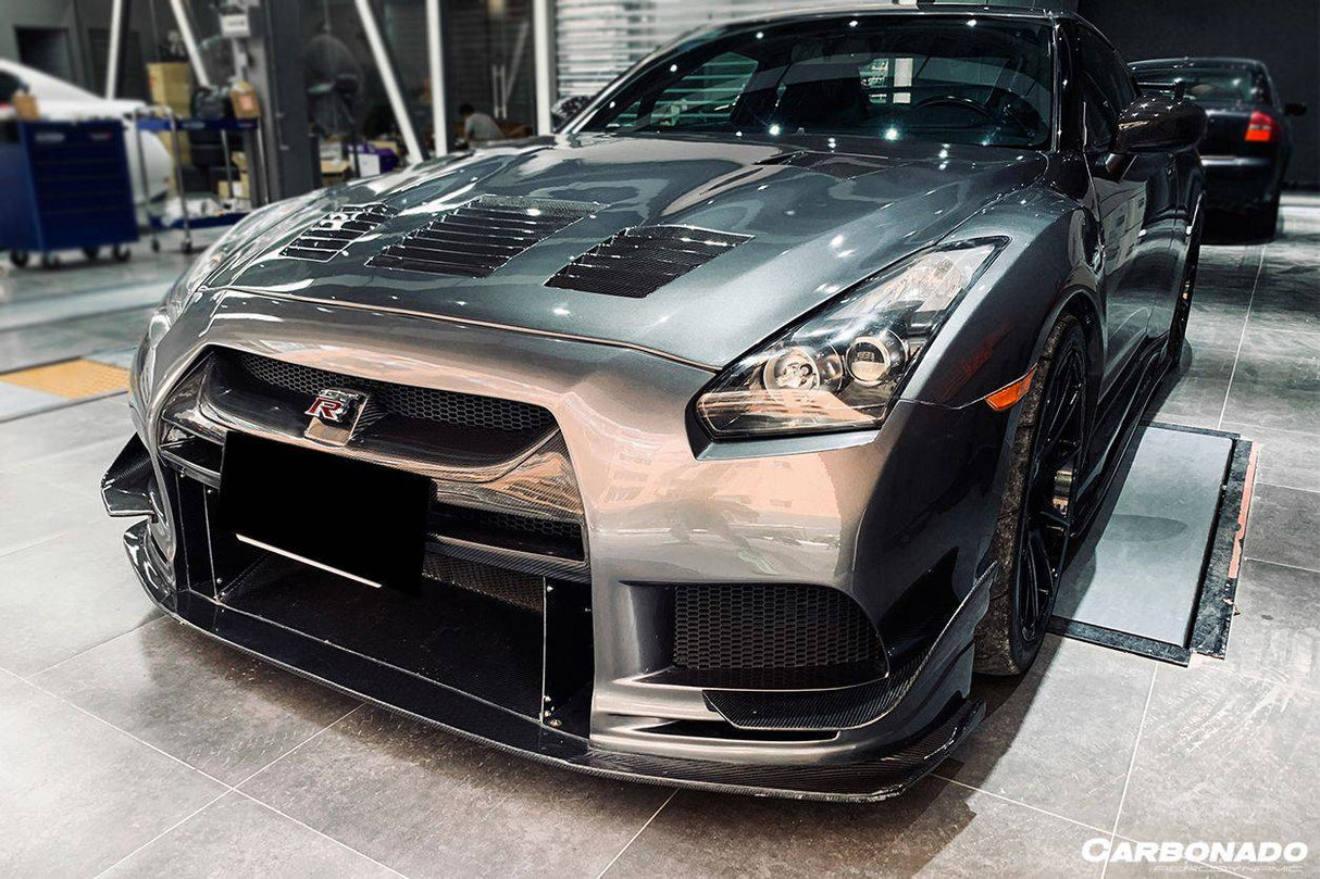 2008-2016 Nissan GTR R35 CBA DBA TPR Style Front Bumper
