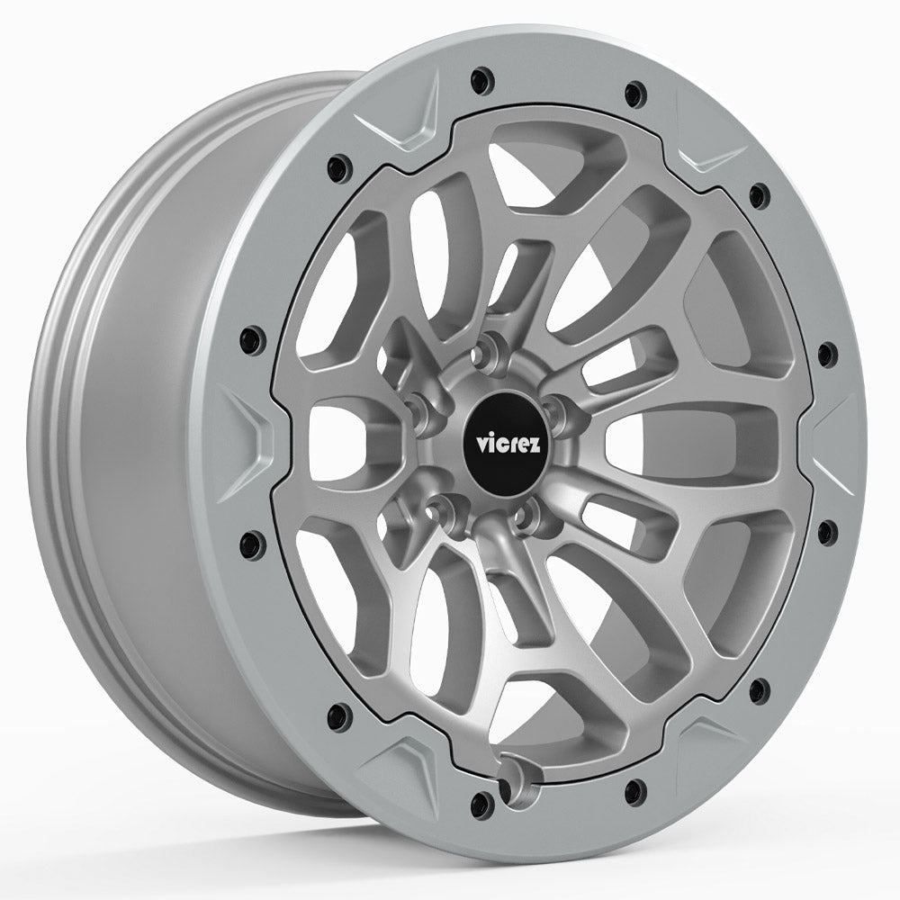 TRX Beadlock Style Matte Gray with Forged Beadlock Wheel